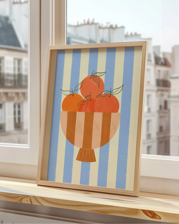 Bowl Of Oranges Poster (70x100cm)