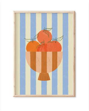 Bowl Of Oranges Poster (70x100cm)