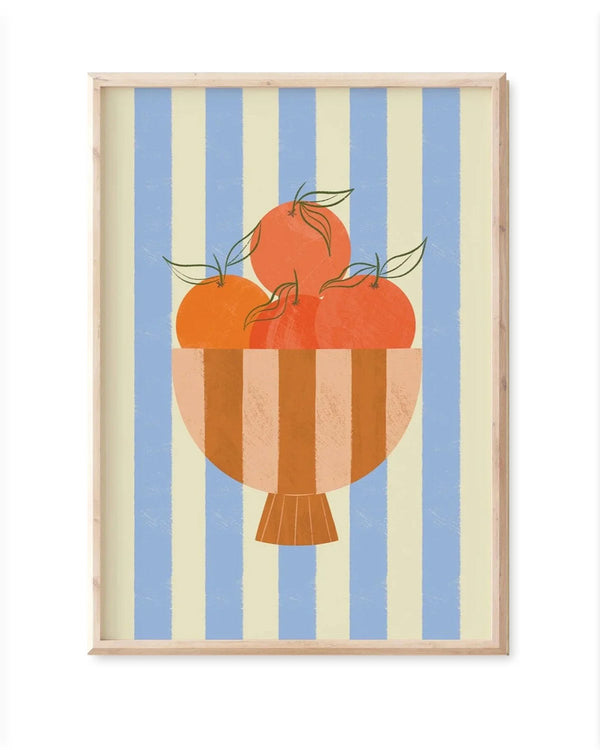Bowl Of Oranges Poster (70x100cm)