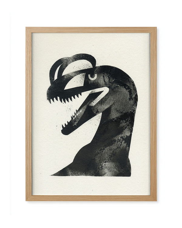 Dino No. 1 - Gerahmt (24x30cm) - Dieter Braun