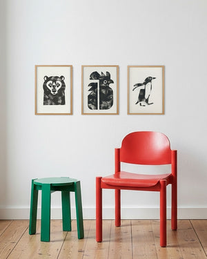 Hahn - Gerahmt (24x30cm) - Dieter Braun