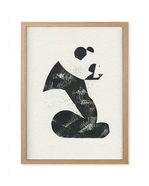 Panda - Gerahmt (24x30cm) - Dieter Braun