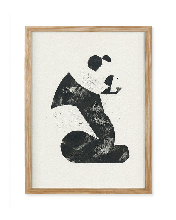 Panda - Gerahmt (24x30cm) - Dieter Braun