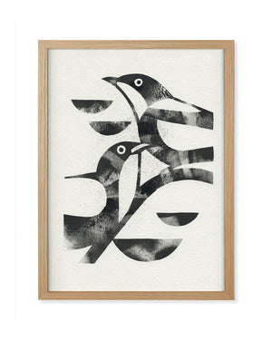 Vögel - Gerahmt (24x30cm) - Dieter Braun