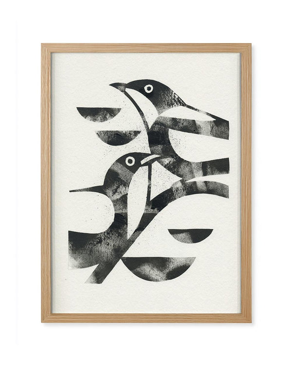 Vögel - Gerahmt (24x30cm) - Dieter Braun