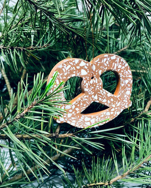 Brezel Weihnachtsbaumanhänger