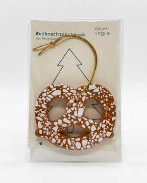 Brezel Weihnachtsbaumanhänger