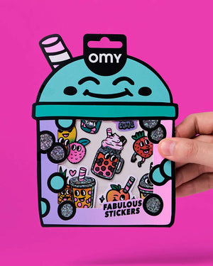 OMY Big Sticker Bubble Tea