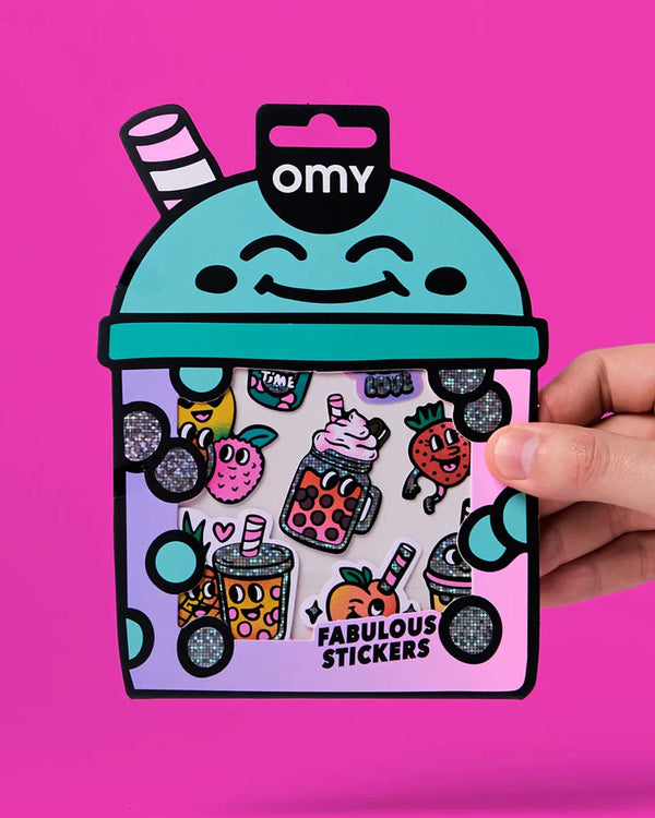 OMY Big Sticker Bubble Tea