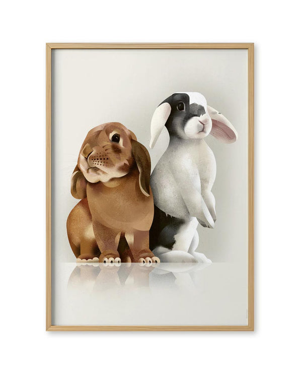 Bunny Love Poster (50x70cm)