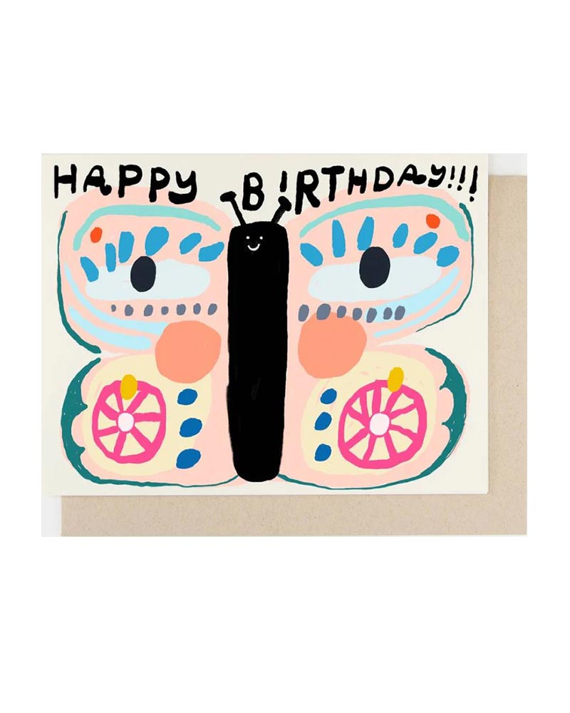 Birthday Butterfly Klappkarte