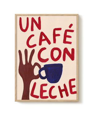 Café Con Leche Poster