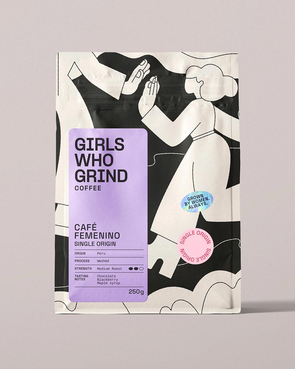 Girls Who Grind Coffee - Café Femenino