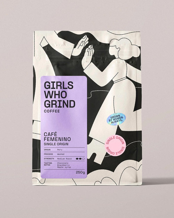 Girls Who Grind Coffee - Café Femenino