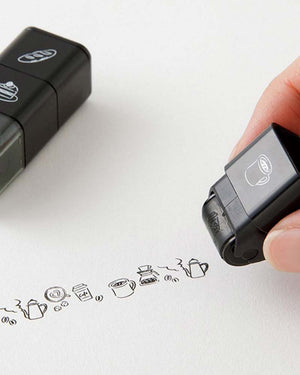 Midori Paintable Stamp Roller Café