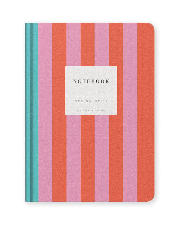 Candy Stripe Hardback Notebook