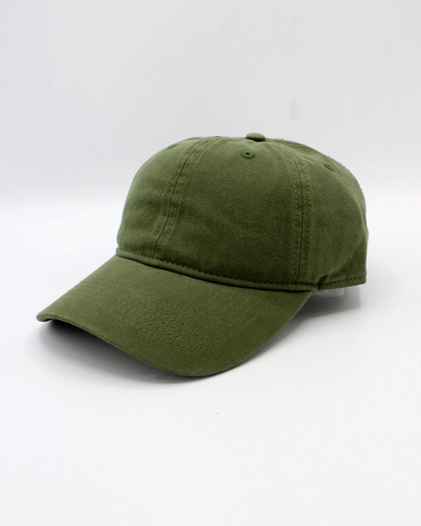 Cap aus 100% Baumwolle Olive