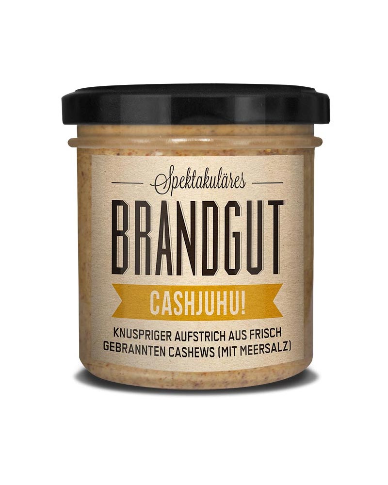 Cashjuhu! - Creme aus gebrannten Cashewnüssen mit Meersalz