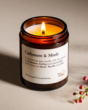 Hey Chalky - Cashmere & Musk 100g Sojakerze