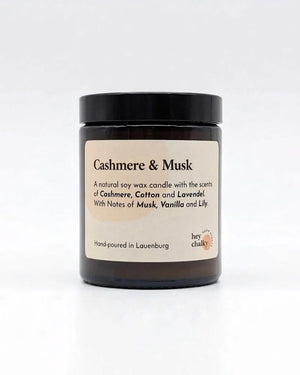 Hey Chalky - Cashmere & Musk 100g Sojakerze