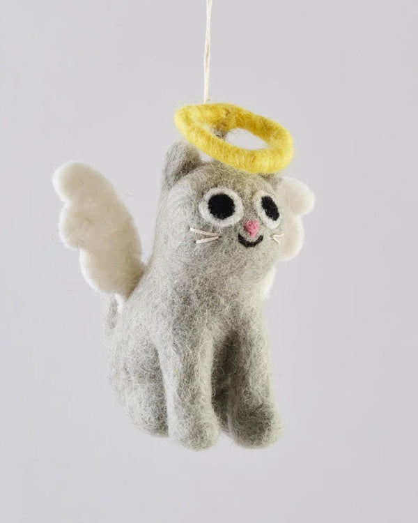 Gabby Cat Angel Filzanhänger