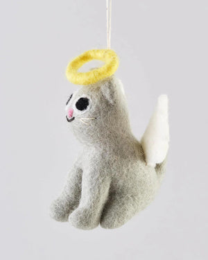 Gabby Cat Angel Filzanhänger