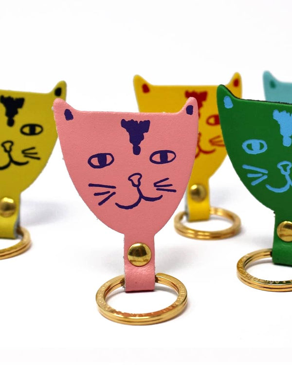 Cat Schlüsselanhänger Orangerot