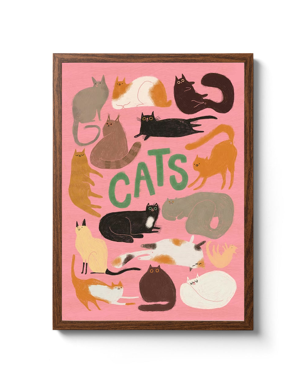 Cats Print Din A4