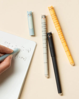 Kikkerland - Inkerie Erasable Pen Cats