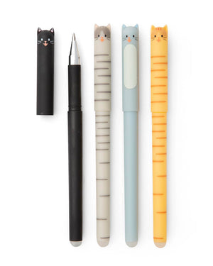 Kikkerland - Inkerie Erasable Pen Cats