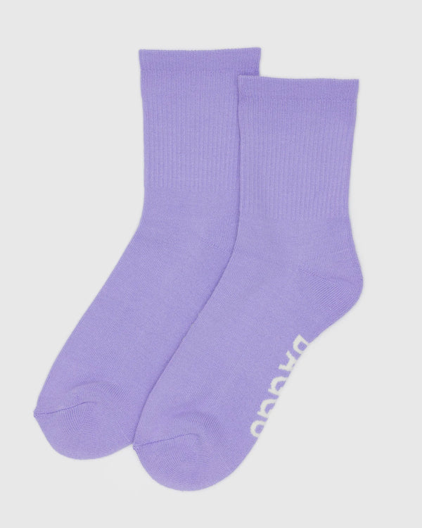 Ribbed Socks Wisteria