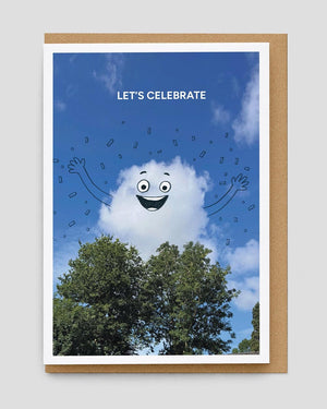 A Daily Cloud - Let's Celebrate Klappkarte