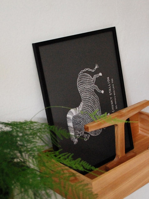 Chunky Stallion Poster (50 x 70cm)