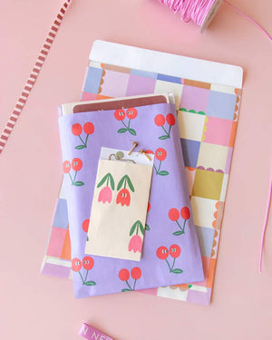 Flache Geschenktüte Anne Pascal - Cherries