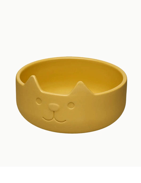 Chic.Mic Good Mood Kids Yellow Kitty Bowl 380ml