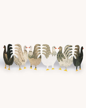 Hadley - Chickens Concertina Klappkarte