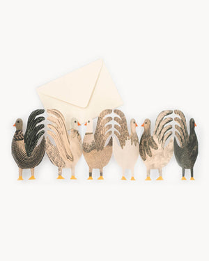 Hadley - Chickens Concertina Klappkarte