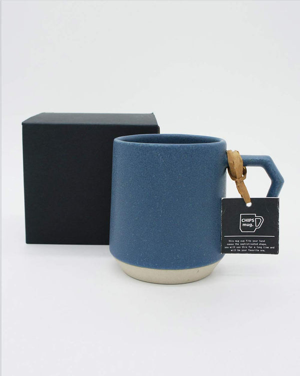 Chips Mug Mat Sand-Blue