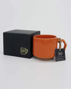 Chips stackMug Solid Orange