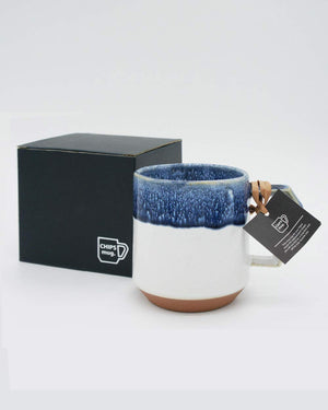 Chips Mug Premium White-Navy Drop