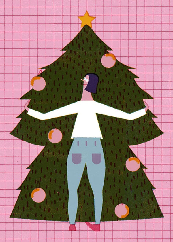 Christmas Tree Postkarte