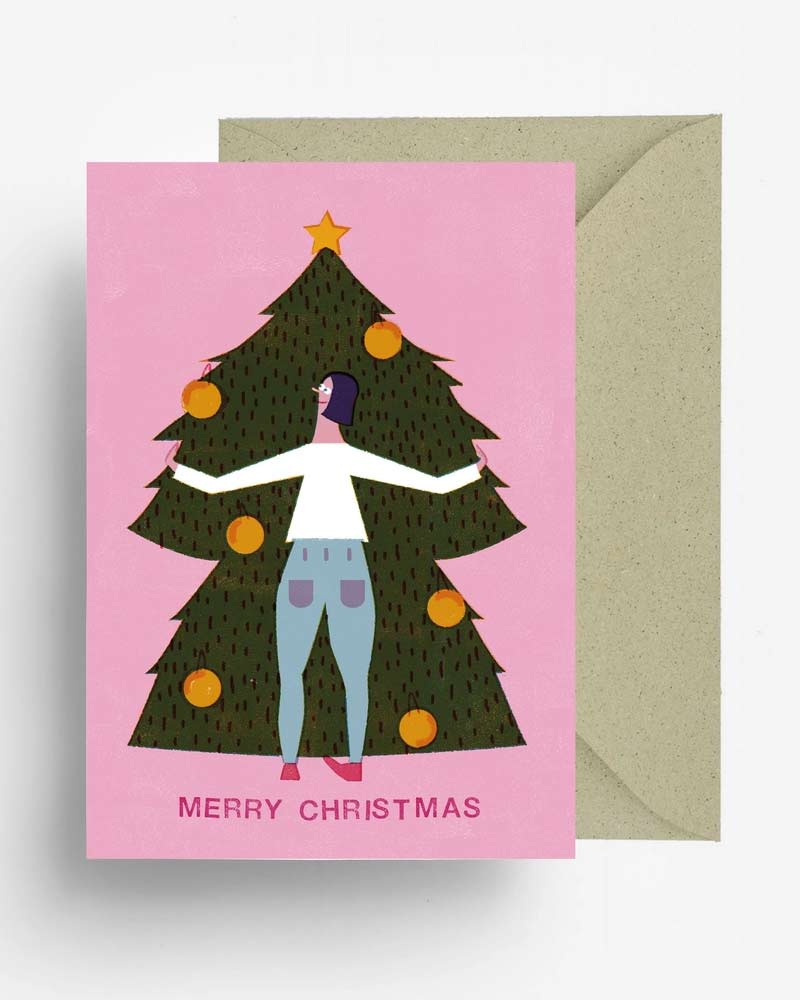 Christmas Tree Klappkarte