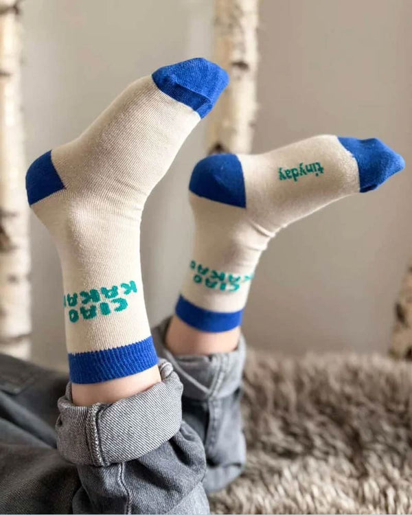 Ciao Kakao-Socken Blau