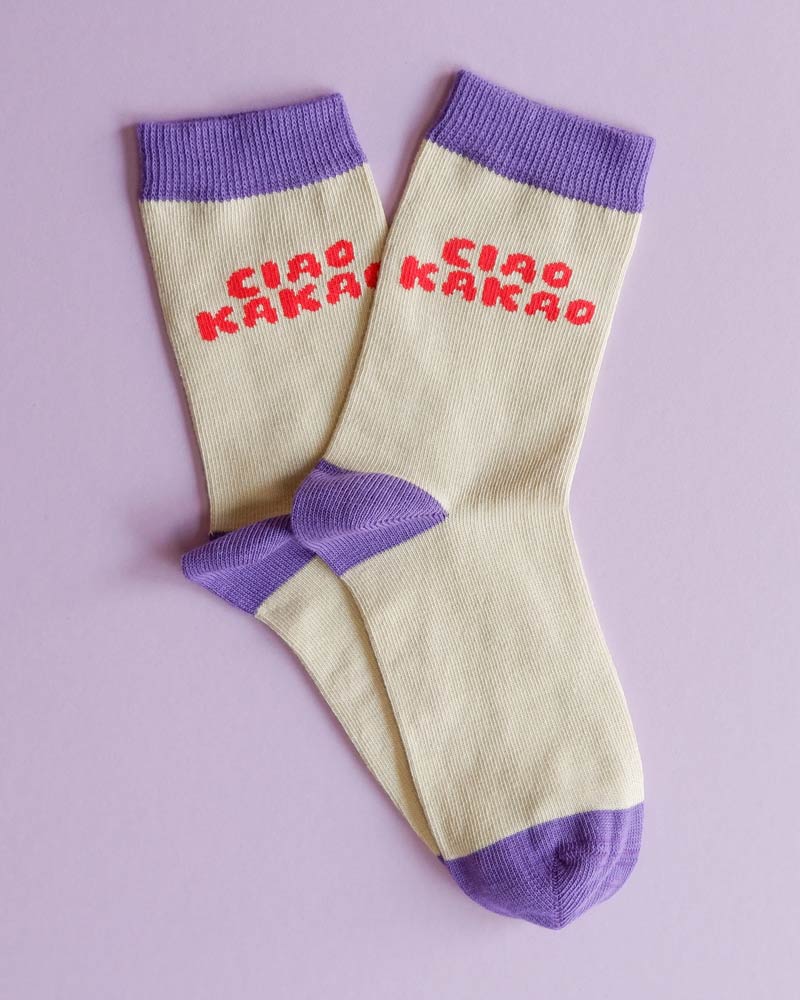 Ciao Kakao-Socken Flieder