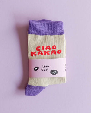 Ciao Kakao-Socken Flieder