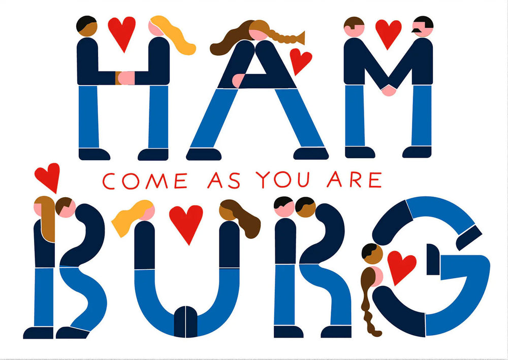 Hamburg Come As You Are Postkarte