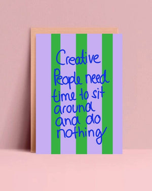 Creative People Postkarte