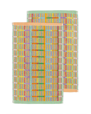 Odds & Ends Gästehandtuch #70 Criss Cross (2er Set)