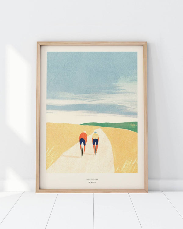 Henry Rivers - Cycle Buddies Poster (Din A3)