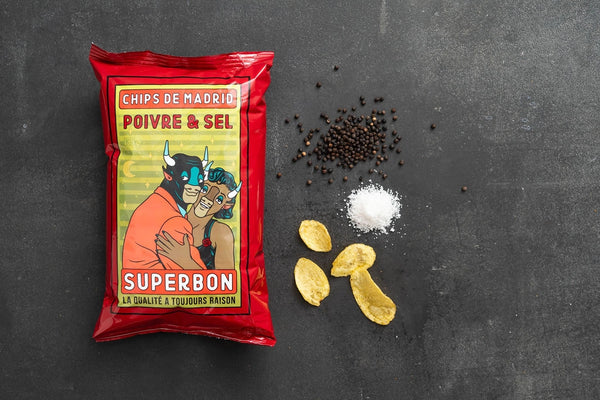 Superbon Chips de Madrid Salt & Pepper 135g
